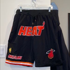Mitchell & Ness "Just Don" Miami Heat Shorts